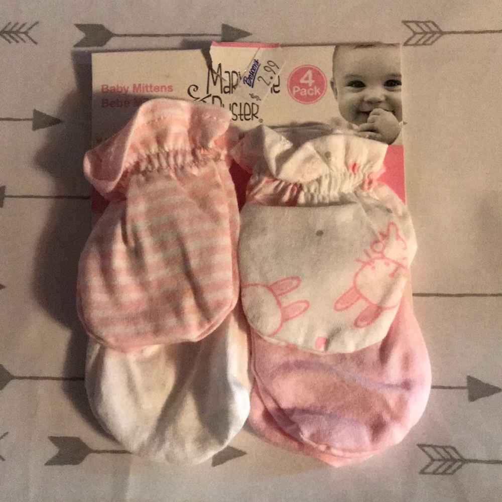Baby mittens (4-pk)